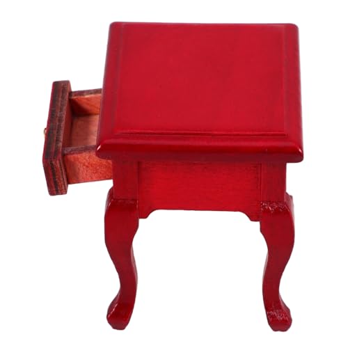 Supvox Nachttisch Kommode Nachttisch Miniatur Schlafzimmermöbel Miniatur Hauszubehör Puppenhaus Beistelltisch Miniatur Endtische Kleiner Beistelltisch Winzige Möbel Holz Rot Supvox Nachttisch Kommode Nachttisch Miniatur Schlafzimmermöbel Miniatur Hauszubehör Puppenhaus Beistelltisch Miniatur Endtische Kleiner Beistelltisch Winzige Möbel Holz Rot von Supvox