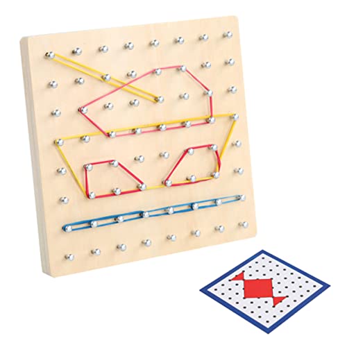 Supvox Nagelbrettunterrichtshilfen Geobrett Bildungsspielzeug Geometrie-lernwerkzeug Nagelplatte Platte Lernwerkzeuge Für Kindermathematik Schiene Aus Lindenholz Supvox Nagelbrettunterrichtshilfen Geobrett Bildungsspielzeug Geometrie-lernwerkzeug Nagelplatte Platte Lernwerkzeuge Für Kindermathematik Schiene Aus Lindenholz von Supvox