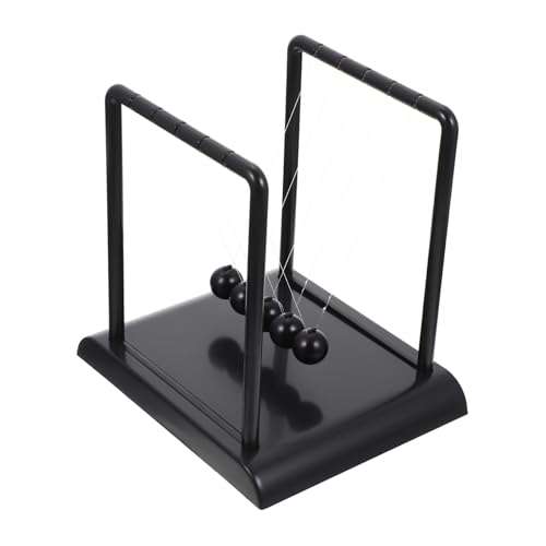 Supvox Newton Balance Ball Deko Große Schwarze Tischspielzeug für Wissenschaftsliebhaber für Büro Schule und Zuhause Langlebig für Physikalische Supvox Newton Balance Ball Deko Große Schwarze Tischspielzeug für Wissenschaftsliebhaber für Büro Schule und Zuhause Langlebig für Physikalische von Supvox