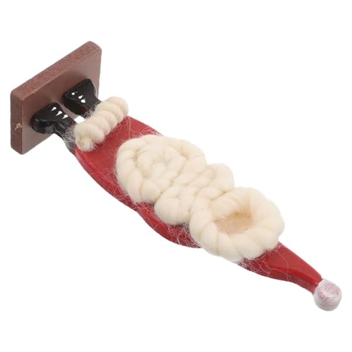 Supvox Niedliche Holzfigur für Festliche Dekoration Weihnachtsdeko für Hotelvitrine und Zuhause für und Feiertage von Supvox
