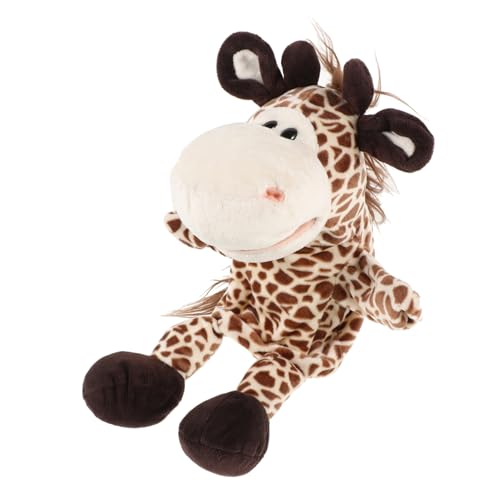 Supvox Niedliche REH Handpuppe Aus Plüsch Für Beweglicher Mund Perfektes Für Geschichtenerzählen Und Kreatives Rollenspiel Fördert Fantasie Und Kommunikation von Supvox