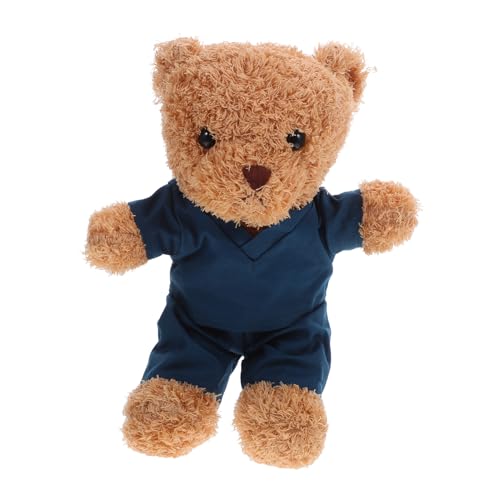 Supvox Niedlicher Großer Plüschbär mit Krankenschwester Outfit Weiches Stofftier für Pflege Studierende Liebevolles für Medizinische Fachkräfte und Gesundheitsfans von Supvox