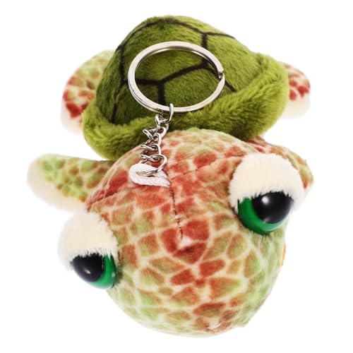 Supvox Niedlicher Plüsch Schildkröten Schlüsselanhänger Anhänger Bunte Stofftier Deko für Taschen Rucksäcke Handtaschen Kleiner Kuscheltier Anhänger für Freunde und Familie von Supvox