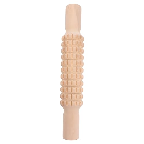 Supvox Nudelholz aus Plastilin Rollen Rollstifte zum Backen Modelliermasse Rolling Pin bastelset basteln für gummilippe lufttrocknend ton gumminoppen Werkzeug hölzern von Supvox