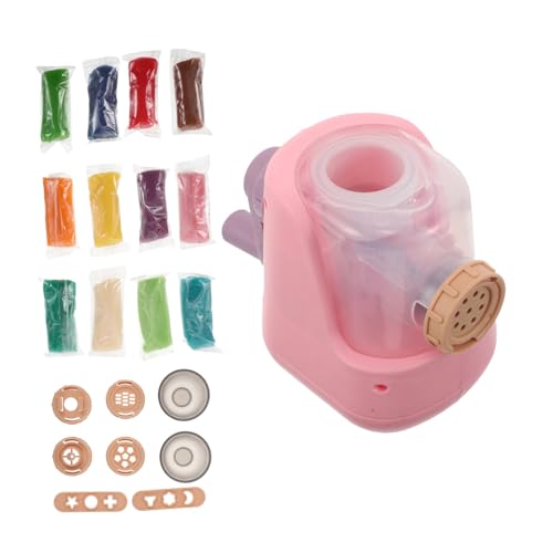 Supvox Nudelmaschine Spielset Manuell DIY Nudelformer Knetmaschine für Kreatives Rollenspiel mit Ungiftiger Weicher Modelliermasse Fördert Fantasie und Motorische Fähigkeiten von Supvox