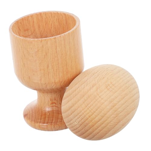 Supvox Objektpassspielzeug für Kleinkinder Motoriktraining Lernspielzeug mit Ei und Becher Pädagogisches Feinmotorikspielzeug für Junge Mädchen und Vorschulkinder von Supvox