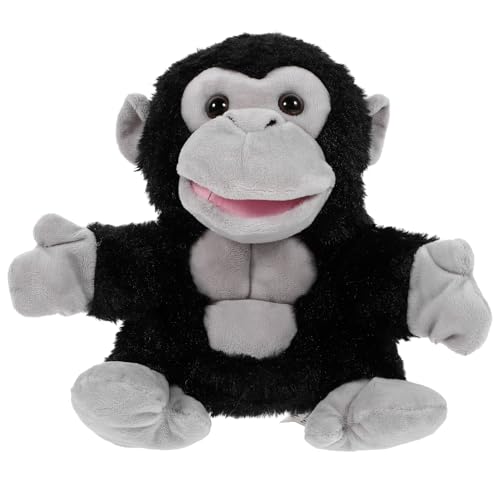 Supvox Orang-Utan-Handpuppenspielzeug Handpuppe Handpuppe für Plüsch-Handpuppen Handpuppen für Babys von 6-18 Monaten Tierhandpuppe Tierpuppe PP Baumwolle von Supvox