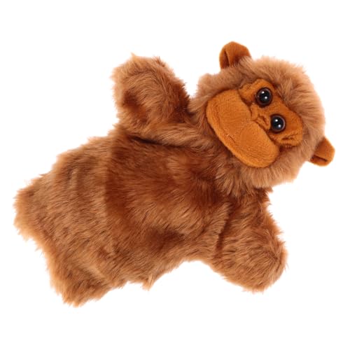 Supvox Orang Utan Tierhandpuppe Handpuppen Für Handpuppen Handpuppen Für Babys Von 6–18 Monaten Bärenhandpuppe Geschichtenerzählhandpuppen Brauner Plüsch von Supvox
