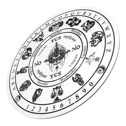 Supvox Ornamente Hexen Wahrsagetafel Wahrsage Informationstafel Heimtafel Dekoration Schnitzerei Wahrsageplatte Pendeltafel Heim Wahrsage Requisite Acryl Schwarz Supvox Ornamente Hexen Wahrsagetafel Wahrsage Informationstafel Heimtafel Dekoration Schnitzerei Wahrsageplatte Pendeltafel Heim Wahrsage Requisite Acryl Schwarz von Supvox