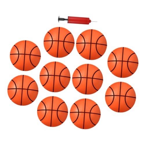 Supvox PVC Basketball Spielset Teilig Aufblasbare Basketbälle mit Ball Tragbar Leicht für Sport Indoor Outdoor Zufällige Farbe Zufällige Farbe von Supvox
