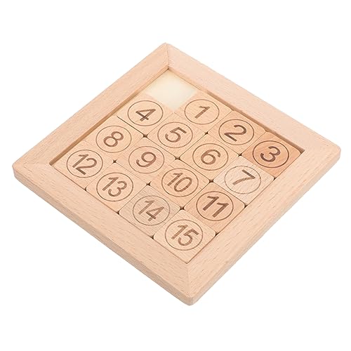 Supvox Pädagogisches Schiebe Puzzle Aus Holz Lernspielzeug Für Frühen Entwicklung Lustiges Zahlenrätsel Für Kreative Spielstunden Supvox Pädagogisches Schiebe Puzzle Aus Holz Lernspielzeug Für Frühen Entwicklung Lustiges Zahlenrätsel Für Kreative Spielstunden von Supvox