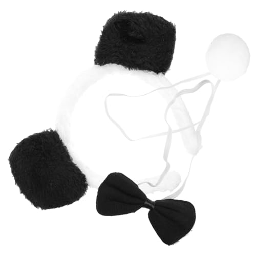 Supvox Panda Kostüm mit Stirnband Fliege und Tierkostüm Zubehör für Karneval Cosplay Geburtstagsfeiern Hautfreundlich und Langlebig für Verkleidungsspiele Supvox Panda Kostüm mit Stirnband Fliege und Tierkostüm Zubehör für Karneval Cosplay Geburtstagsfeiern Hautfreundlich und Langlebig für Verkleidungsspiele von Supvox