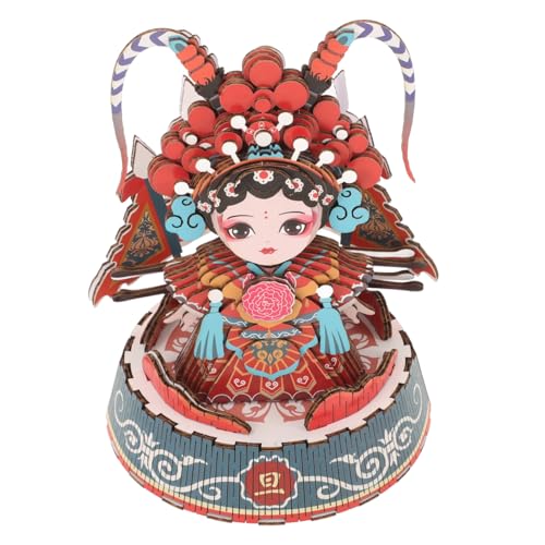 Supvox Papierpuzzle DIY Bastelspielzeug für Traditionelles Chinesisches Kunsthandwerk Fördert Geschicklichkeit und Kulturelles Verständnis Interaktives Lernspielzeug von Supvox