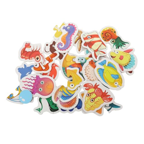 Supvox Papierpuzzle für Jahre Zweigeteilte Lernpuzzles mit Bunten Meeresbewohnern Fördert Logisches Denken Hand Auge koordination und Frühkindliche Bildung Sicher für Glatte Kanten Supvox Papierpuzzle für Jahre Zweigeteilte Lernpuzzles mit Bunten Meeresbewohnern Fördert Logisches Denken Hand Auge koordination und Frühkindliche Bildung Sicher für Glatte Kanten von Supvox