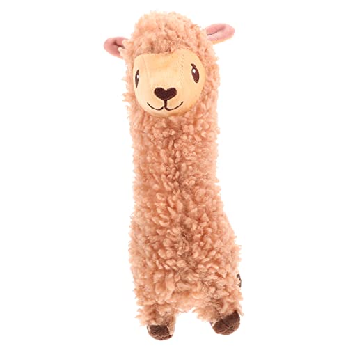 Supvox Partygeschenk Wir Alpaka Kinderspielzeug Kuscheltier Ausgestopfte Tiere Festivalgeschenk Plüsch Brown von Supvox