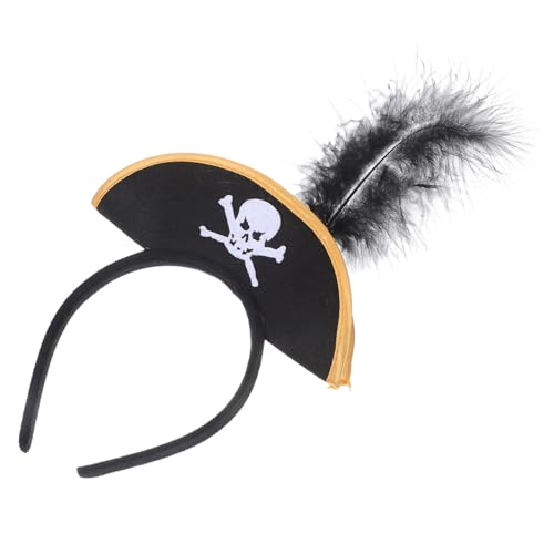 Supvox Piratenkostüm Zubehör Verstellbares Stirnband mit Piratenhut für Halloween Fasching und Kostümpartys Bequemes und Einzigartiges Kopfaccessoire für Piraten Look Supvox Piratenkostüm Zubehör Verstellbares Stirnband mit Piratenhut für Halloween Fasching und Kostümpartys Bequemes und Einzigartiges Kopfaccessoire für Piraten Look von Supvox