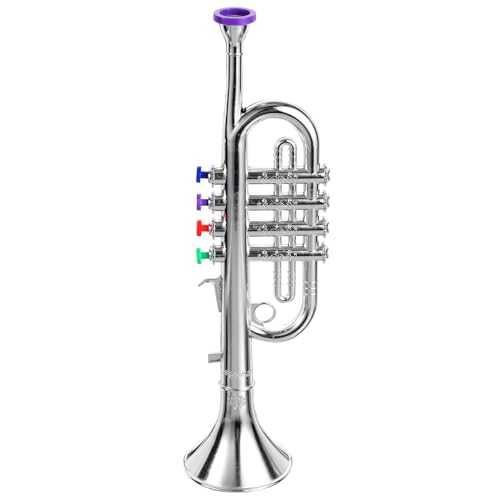 Supvox Instrumentenspielzeug Für Jungen Und Mädchen Kinderblasinstrument Spielzeug Kunststoff Trompete Für Kleinkinder von Supvox