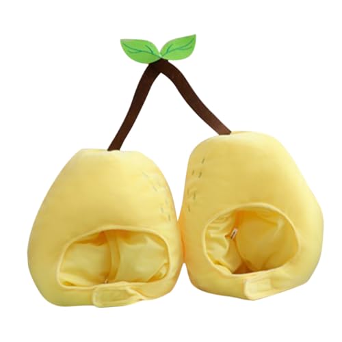 Supvox Plüsch Birnen Doppelkopf Kostümhut Lustiges Cosplay Accessoire Leichtes Bequemes Party Fotorequisit für Halloween Geburtstag Weihnachten Karneval Supvox Plüsch Birnen Doppelkopf Kostümhut Lustiges Cosplay Accessoire Leichtes Bequemes Party Fotorequisit für Halloween Geburtstag Weihnachten Karneval von Supvox