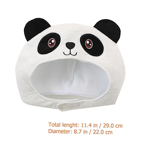Supvox Plüsch Cartoon Panda Hut Kopfband Weiches Cosplay Kostüm Party Dekoration Leicht Tragbar Komfortabel Für Karneval Fasching Maskerade von Supvox