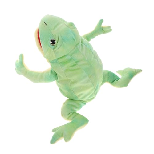 Supvox Plüsch Handpuppe Frosch Niedliche Tier Handpuppe Für Geschichtenerzählen Und Rollenspiel Weiches Stoffspielzeug Für Kreative Fantasie Und Spaß von Supvox