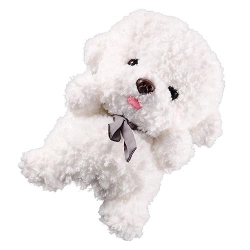 Supvox Plüsch Hundespielzeug Simuliertes Welpen Plüschtier Adorable Dog für Kleine Hunde und Bequem für Zuhause und Unterwegs von Supvox