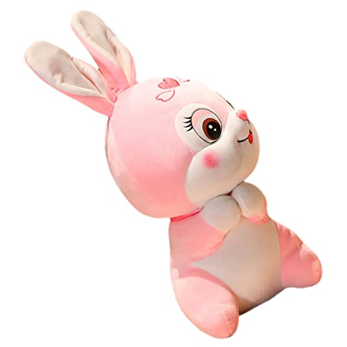 Supvox Plüsch-Kaninchen-Puppe Hasen-stofftier Chinesisches Neujahr Stofftier Ausgestopftes Hasenspielzeug Kuscheltier Kaninchengefüllter Rosa Pp Baumwolle Supvox Plüsch-Kaninchen-Puppe Hasen-stofftier Chinesisches Neujahr Stofftier Ausgestopftes Hasenspielzeug Kuscheltier Kaninchengefüllter Rosa Pp Baumwolle von Supvox