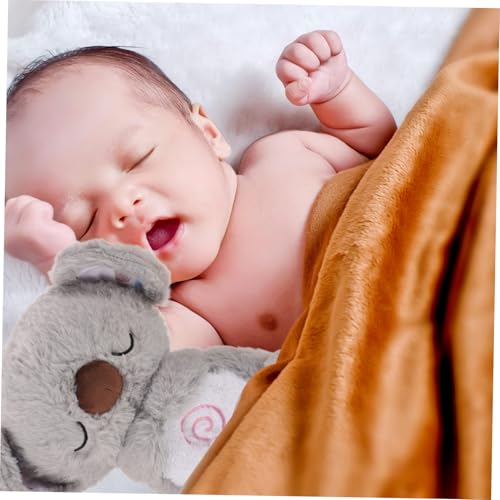 Supvox Plüsch Koala Kuscheltier mit Lichtfunktion Beruhigendes Babyspielzeug und Dekoration Kompakt Sanft Kleines Koala Stofftier für Junge Mädchen von Supvox