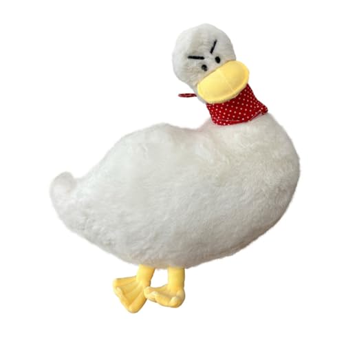 Supvox Plüsch Kuscheltier Ente Weiß Weiches Stofftier Kissen Niedliche Dekoration für Sofa Geschenk von Supvox