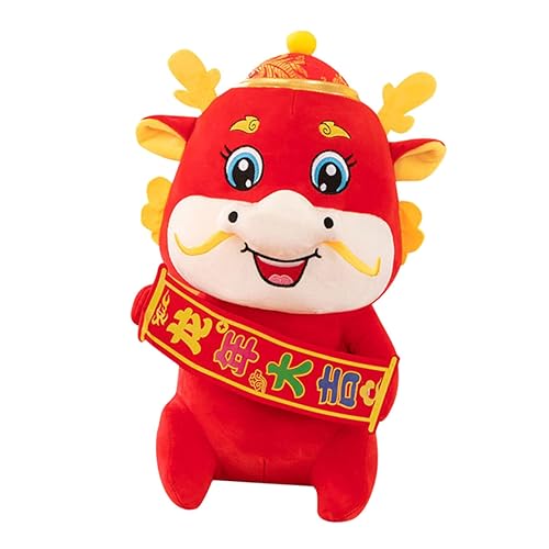 Supvox Plüsch Weiches Kuscheltier Für Chinesisches Neujahr Tragbares Und Dekoration Perfektes Für Freunde Und Familie von Supvox