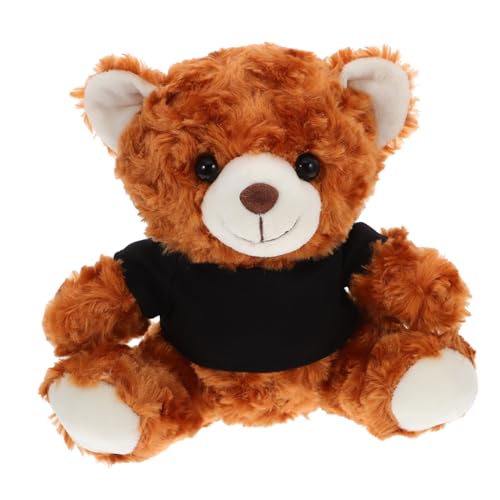Supvox Plüschbär Mit Weste Süße Cartoon Bärenpuppe Ausgestopftes Tier Kuscheltier Für Weicher Stofftier von Supvox