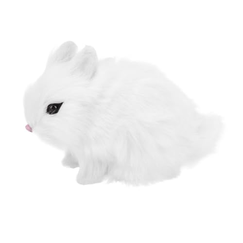 Supvox Plüschhase Deko Weiß Kuscheltier Kaninchen für Realistische Hase Figur Niedliche Tischdekoration Ostern Weihnachten Supvox Plüschhase Deko Weiß Kuscheltier Kaninchen für Realistische Hase Figur Niedliche Tischdekoration Ostern Weihnachten von Supvox