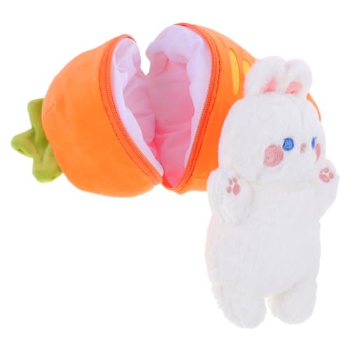 Supvox Plüschhase Kuscheltier Weiches Kaninchen mit Karotten Design Kreatives Stofftier als Dekoratives Kinderzimmer Kissen Vielseitiges Plüsch Bunny für Geburtstag und Ostern Supvox Plüschhase Kuscheltier Weiches Kaninchen mit Karotten Design Kreatives Stofftier als Dekoratives Kinderzimmer Kissen Vielseitiges Plüsch Bunny für Geburtstag und Ostern von Supvox