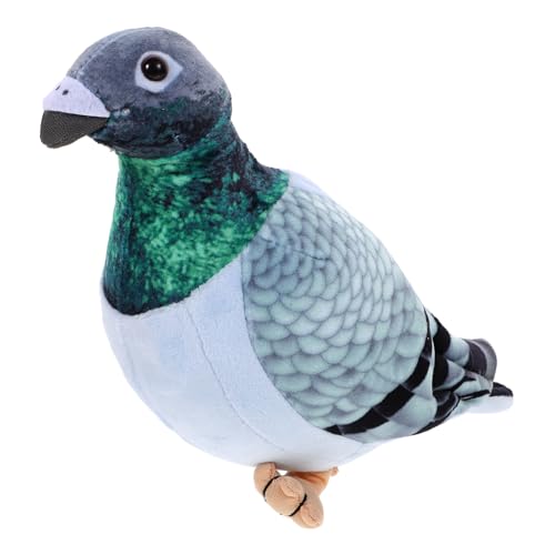 Supvox Plüschtaube Kuscheltier Vogelfigur Weiche Stofftaube Puppe aus Leichtem Baumwollmaterial Niedliche Dekorative Taubenfigur für Schreibtisch Geschenkidee für Freunde und Sammler von Supvox