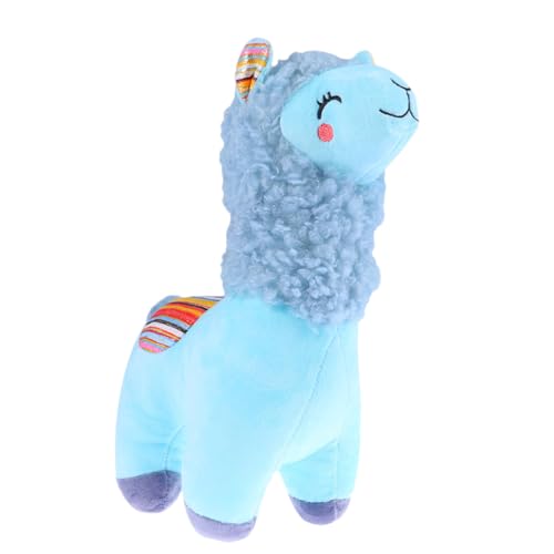 Supvox Plüschtier Puppe Cartoon-Alpaka- Tierspielzeug für kinderspielzeug weihnachstsgeschenk weihnachte Alpaka-Schmuck Plüschgefüllter Baumwolle Blue Supvox Plüschtier Puppe Cartoon-Alpaka- Tierspielzeug für kinderspielzeug weihnachstsgeschenk weihnachte Alpaka-Schmuck Plüschgefüllter Baumwolle Blue von Supvox
