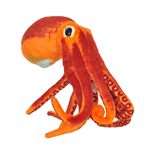 Supvox Plüschtier kinderzimmerdeko Room Decoration trauzeugengeschenke kopfkissen Toys Gefülltes Oktopus-Puppenspielzeug Autodekoration kurzer Plüsch Orange von Supvox