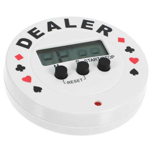 Supvox Poker Countdown Timer Digitaler Spieltimer für Poker und Partys Tragbar mit Langer Countdown und Hoher Widerstandsfähigkeit für Spannende Spiele Supvox Poker Countdown Timer Digitaler Spieltimer für Poker und Partys Tragbar mit Langer Countdown und Hoher Widerstandsfähigkeit für Spannende Spiele von Supvox