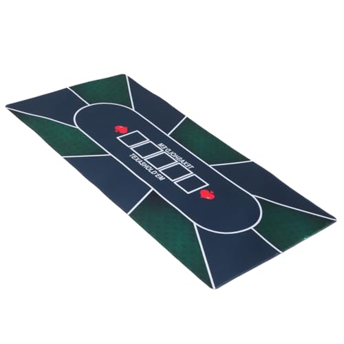Supvox Poker Tischmatte aus Rutschfestem Gummi Quadratische Spieltisch Schutzmatte für Familie und Zuhause Geräuschreduzierende Langlebige Oberfläche Passend für Verschiedene Brett und von Supvox