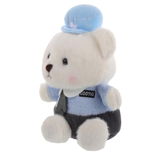 Supvox Polizeibär Kinderspielzeug Kindertierspielzeug Huggable Bear -Kissen Kuscheltier Bär Gefüllt Tierspielzeug Unabhängigkeitstag Bärendekor Feuerwehrmann Ausgestopft Plüsch Sky-Blue Supvox Polizeibär Kinderspielzeug Kindertierspielzeug Huggable Bear -Kissen Kuscheltier Bär Gefüllt Tierspielzeug Unabhängigkeitstag Bärendekor Feuerwehrmann Ausgestopft Plüsch Sky-Blue von Supvox