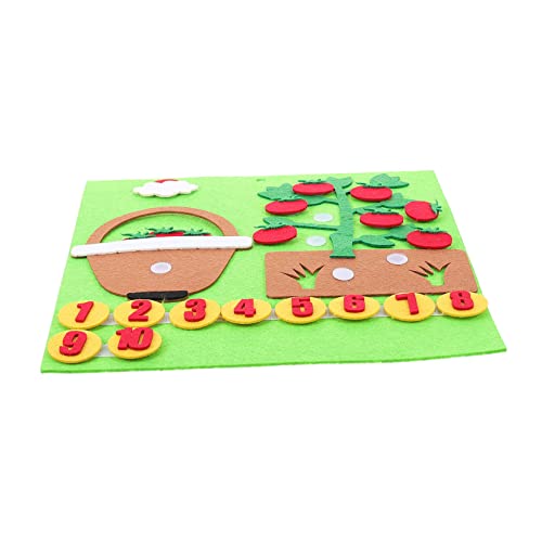 Supvox Portable Felt Board für Mathe Zahlenspielzeug zur Frühen Bildung Wiederverwendbar Leicht und Kompakt zum Zählen Lernen für Jungen und Mädchen Supvox Portable Felt Board für Mathe Zahlenspielzeug zur Frühen Bildung Wiederverwendbar Leicht und Kompakt zum Zählen Lernen für Jungen und Mädchen von Supvox