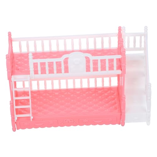 Supvox Prinzessin Puppenbett Miniatur Etagenbett Puppenhaus Möbel Mini von Supvox
