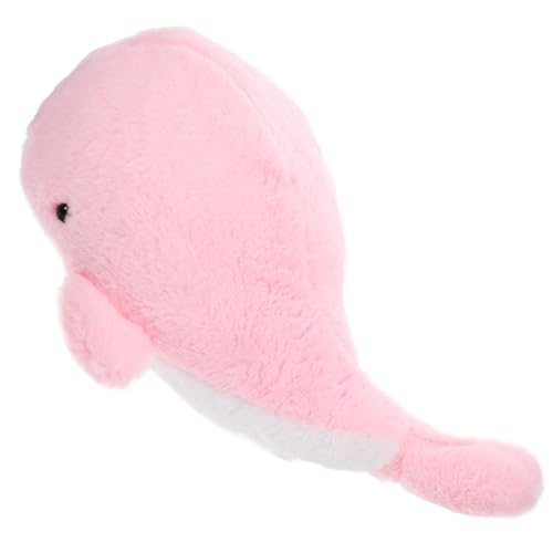 Supvox Puppe Für Kleine Walpuppe Sofapuppendekoration Cartoon-wal-Puppe Walpuppe Im Schlafzimmer Stofftierpuppe Entzückende Walpuppe Wal-kuscheltiere Rosa Plüsch von Supvox