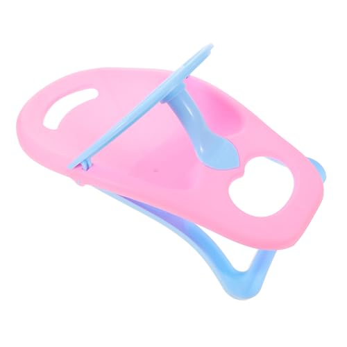 Supvox Puppen Esszimmerstuhl Babypuppen Hochstuhl Babypuppen Hochstuhl Hochstuhl Puppenhaus Zubehör Hochstuhl Puppe Hochstuhl Zubehör Kunststoff Rosa von Supvox