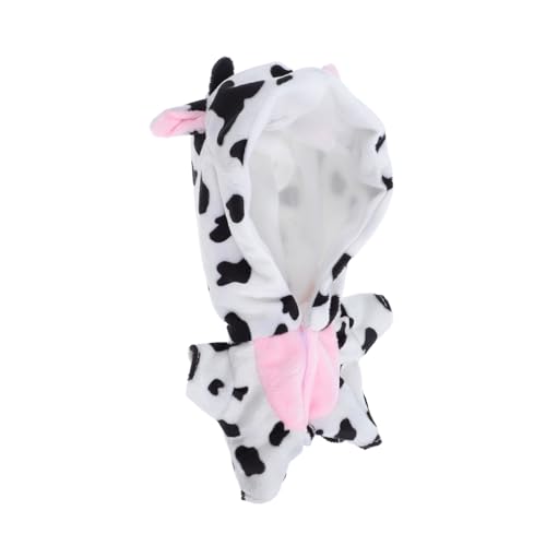 Supvox Puppenanzug Kuh Design Weiche und Bequeme Pyjamas für Puppen Geeignet für Spiel und Schlaf Vielseitiges Outfit für Puppenbekleidung zum Austausch von Supvox