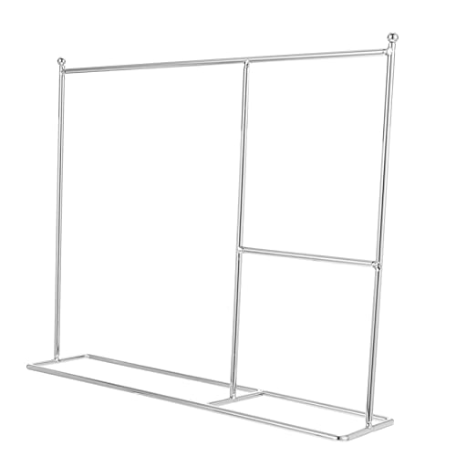Supvox Puppenbügelregal aus Eleganter Puppen Kleiderständer für Puppen Robuster und Stilvoller Kleiderhalter für Präsentation von Puppenkleidung Weißer von Supvox