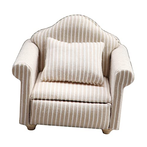 Supvox Puppenhaus Couch Mit Realistischem Design Zubehör Für DIY Mikrolandschaften Und Puppenstuben Für Kreative Fotografie Und Spielspaß von Supvox