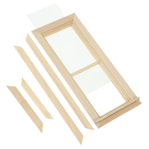 Supvox Puppenhaus DIY Zubehör Mit Blanker Oberfläche Zum Bemalen Realistische Mini Dekoration Für Puppenhausmöbel Langlebig Und Tragbar von Supvox