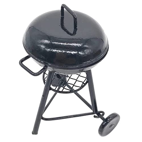Supvox Puppenhaus Küchengrill Mini-küche Als Requisite Szenenlayout- Küchengeräte Mini- -küchenstütze Miniaturkochgeschirr Kleiner Hausgrill Mini-grillwerkzeug Eisen von Supvox