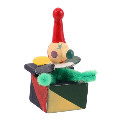 Supvox Puppenhaus-Miniatur: Clown-Box Aus Holz – Mini-hausmöbel Und Zubehör Für Kinder – Dekoratives Clown-Ornament Für Die Inneneinrichtung Supvox Puppenhaus-Miniatur: Clown-Box Aus Holz – Mini-hausmöbel Und Zubehör Für Kinder – Dekoratives Clown-Ornament Für Die Inneneinrichtung von Supvox