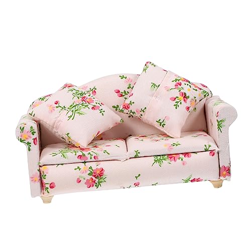 Supvox Puppenhaus Sofa Couch Für Kindercouch Kindercouch Sofas Mini Sofa Modell Puppenhaus Sofa Möbelmodell Miniaturmöbel Mini Couch Puppenhaus Möbel Dorf Hu Tongmu von Supvox