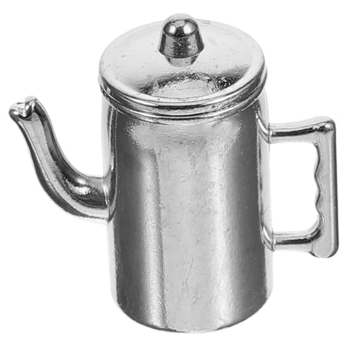 Supvox Puppenhausmöbel Mini Simulation Kaffeekanne Küchenzubehör Vortäuschen Kleine Kaffeekanne Stellen Sie Sich Eine Kaffeekanne Vor Verzierung Der Kaffeekanne Silver Metall Supvox Puppenhausmöbel Mini Simulation Kaffeekanne Küchenzubehör Vortäuschen Kleine Kaffeekanne Stellen Sie Sich Eine Kaffeekanne Vor Verzierung Der Kaffeekanne Silver Metall von Supvox